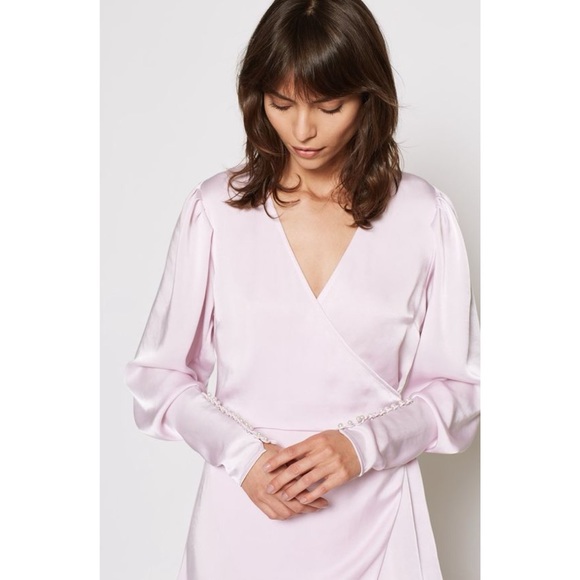 JOIE Kyrene Asymmetric Charmeuse Dress NWT - Picture 7 of 16